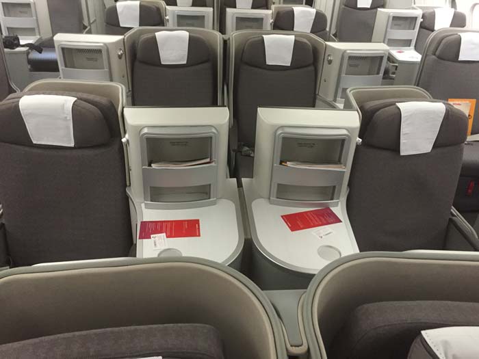 a group of seats in a plane