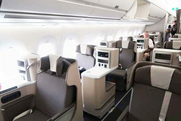 Review: Iberia A350 Business Class Cabin