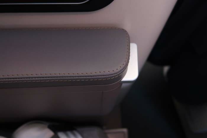 a close-up of a arm rest