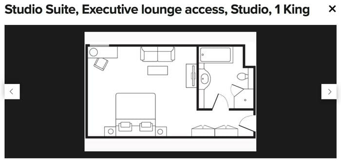 a floor plan of a room