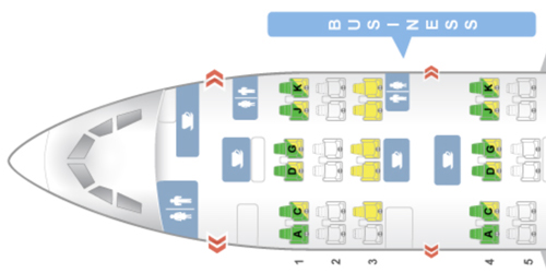 Airbus A330 Seat Map Avianca | Two Birds Home