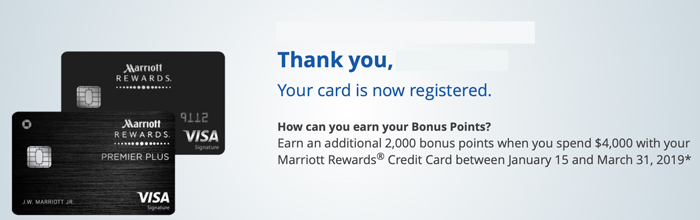 Chase Is Offering Bonus Marriott Points Through 31 March 2019