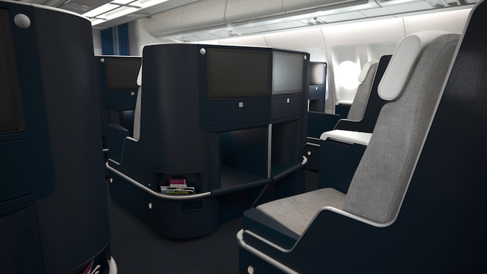Air France New A330 Business Class Cabin