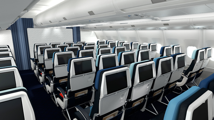 Air France New A330 Economy Class