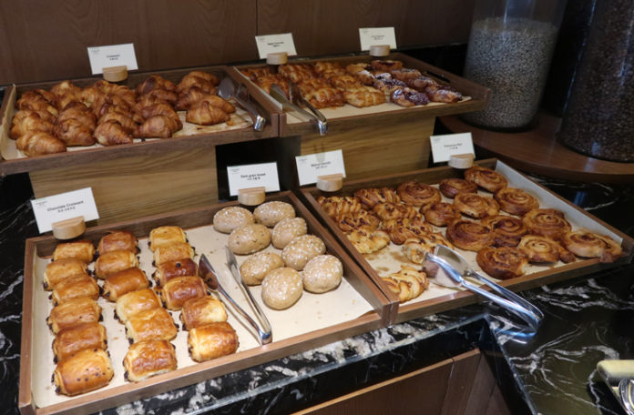 a trays of pastries and pastries