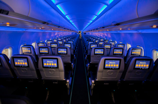 JetBlue Launches Its New Airbus A320 Economy Class Cabin Interior