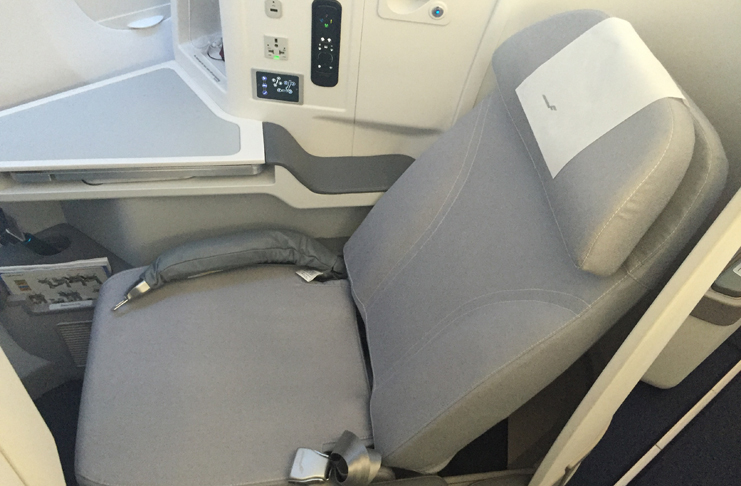 Finnair A350 Business Class Seat