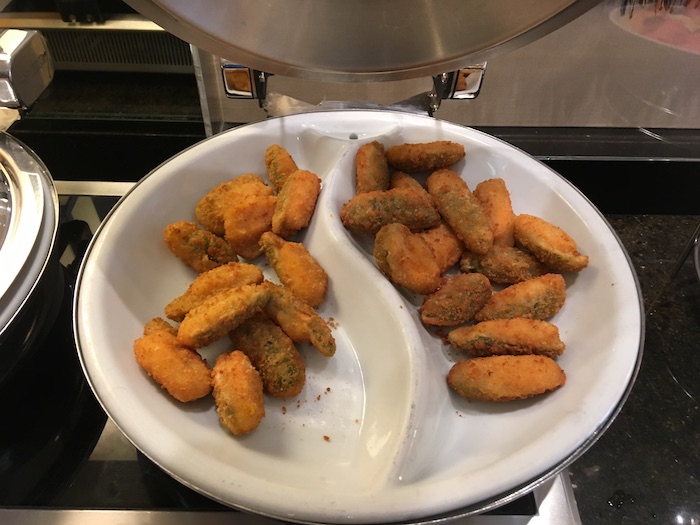 a plate of fried food