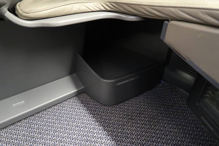 a seat under a seat