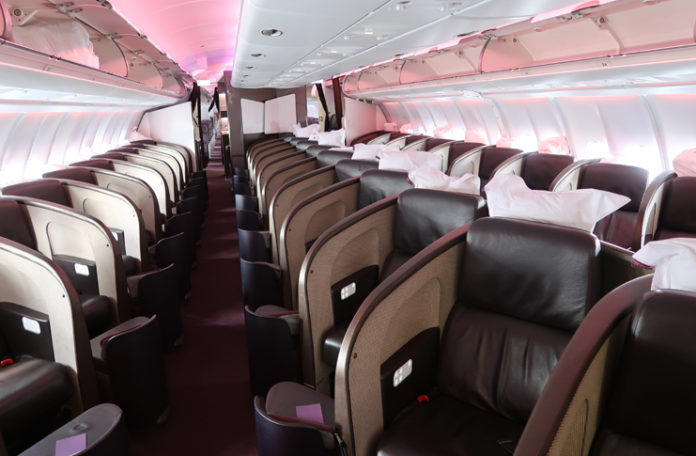 Virgin Atlantic A330 300 Upper Class 1 696x456 