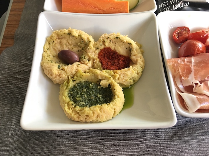 a plate of food on a table