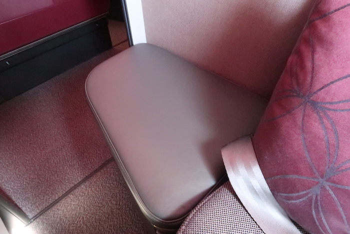a seat cushion on a chair