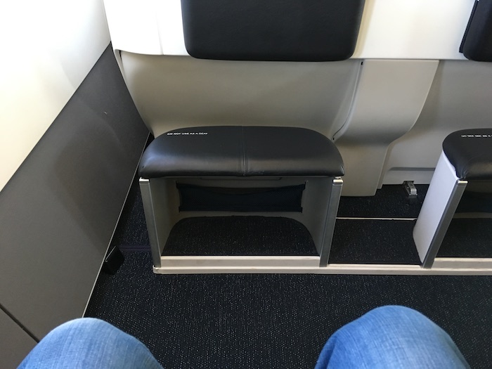 a seat in a plane