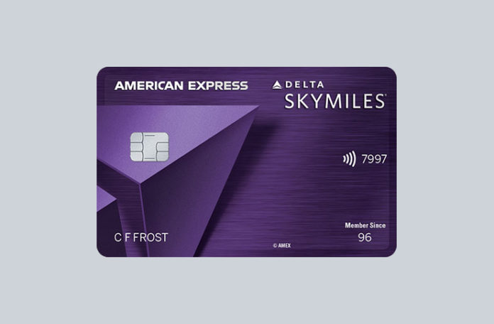 delta skymiles card free bag