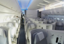Finnair A350 Business Class Cabin