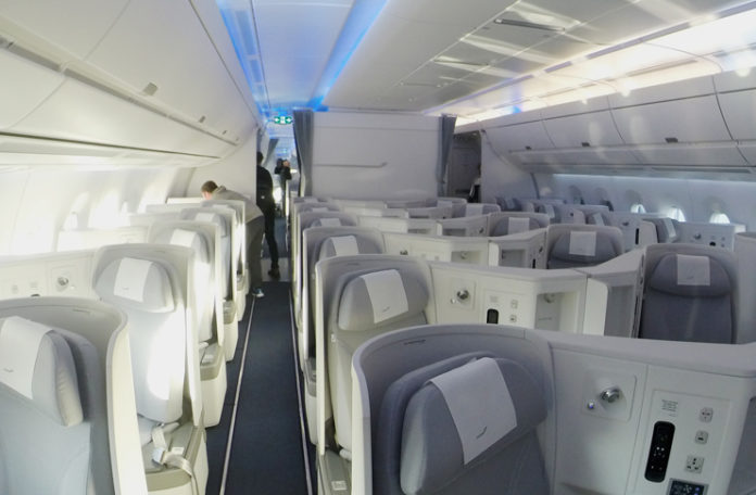 Finnair A350 Business Class Cabin