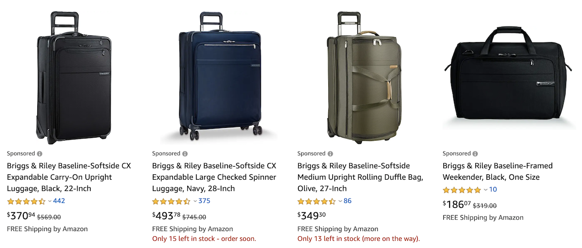 Get Up To 50% Off Briggs & Riley Luggage At Amazon