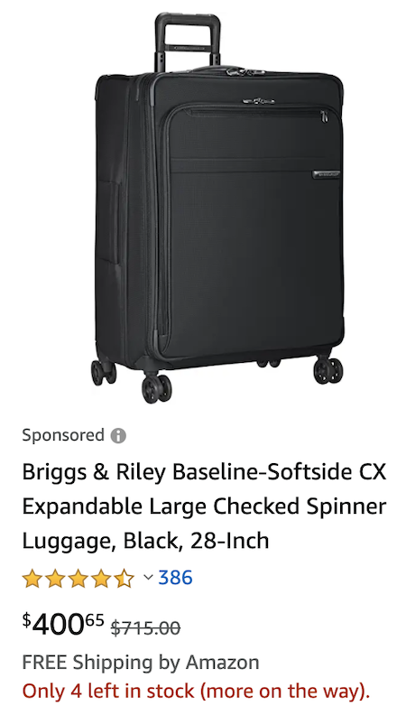 a black suitcase with wheels