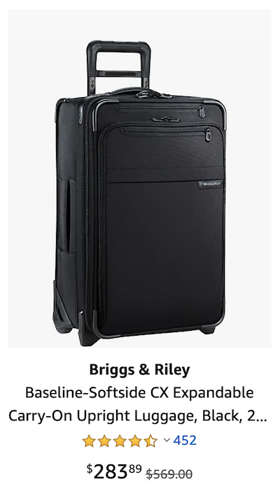 a black suitcase with a white background