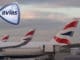 a close up of the tail fin of a plane