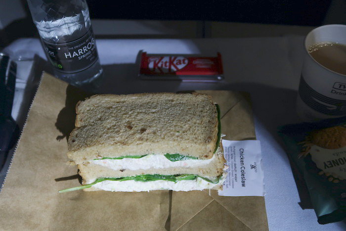 British Airways Club World 2nd Meal (in the time of Covid)