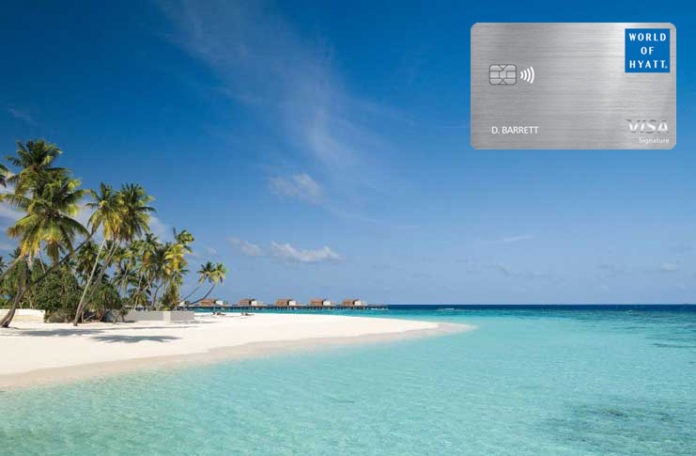 a credit card on a beach