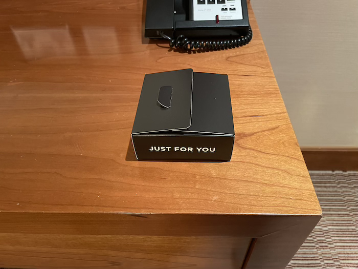 a black box on a desk