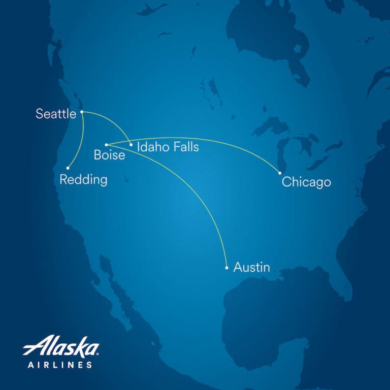 Alaska Airlines Announces Another Four New Routes
