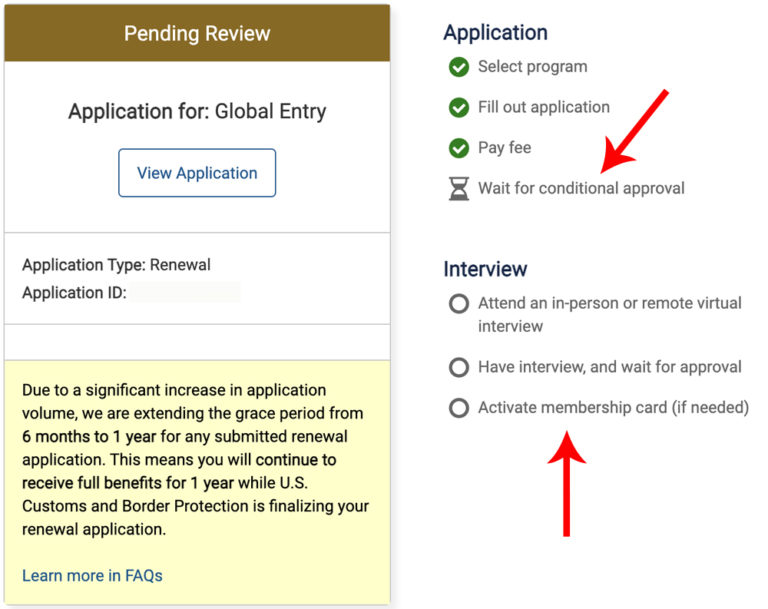 Some Global Entry renewals are processing without interviews