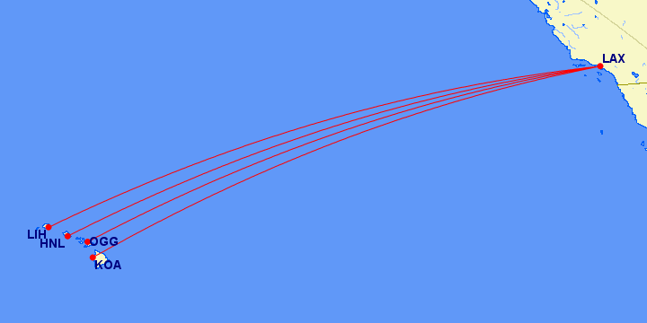 a red lines in a blue sky