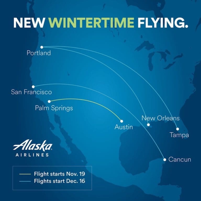 Alaska Airlines Announces New Winter Routes From The West Coast