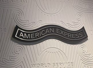 a close up of a sign