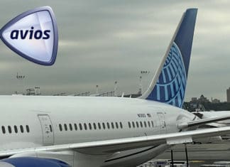 a close up of an airplane