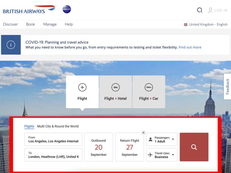 The British Airways Executive Club is still down but here's a workaround