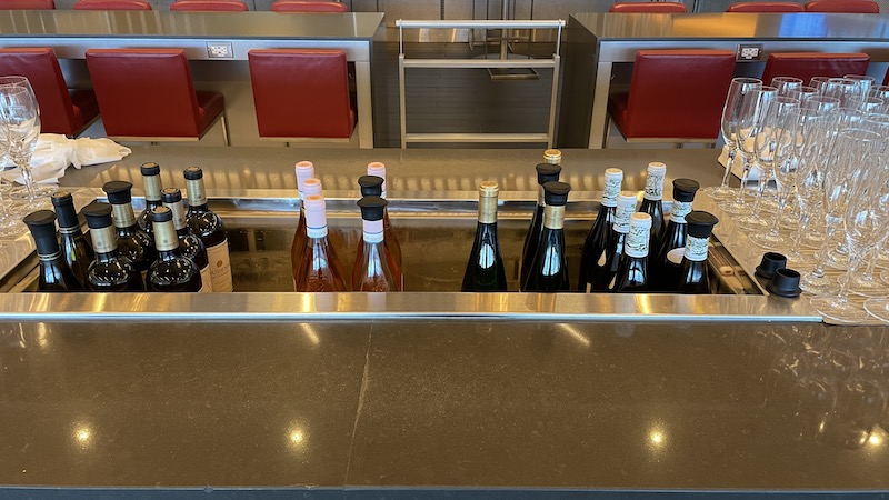 a group of bottles of wine
