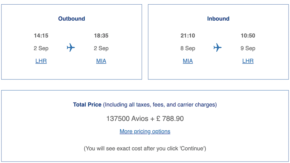 a screenshot of a screenshot of a flight schedule