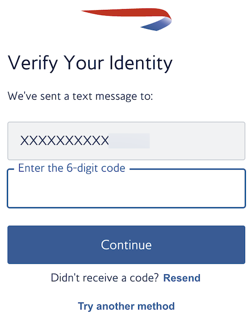 a screenshot of a identity login