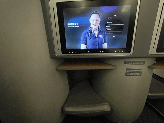 American Airlines A321T Business Class seating