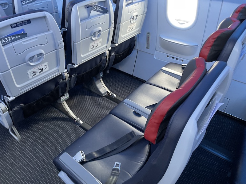 seats in an airplane with seats
