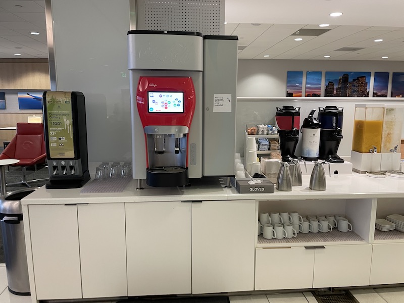 a coffee machine on a counter