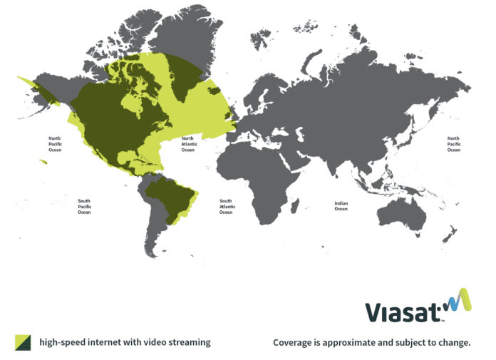 American Airlines A321neo Economy - American Airlines Viasat Wifi Coverage 696x505 