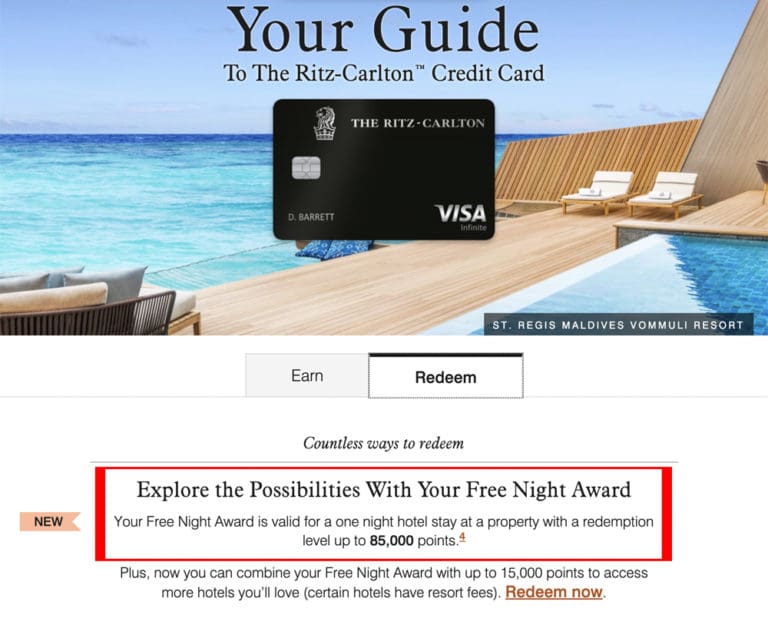 The RitzCarlton™ credit card just got better (I didn't see this coming)