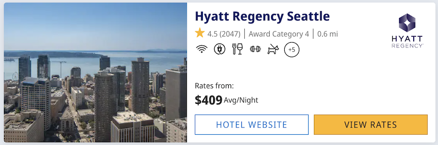 a screenshot of a hotel website