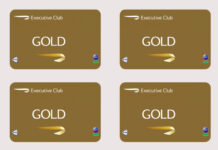 a group of gold cards