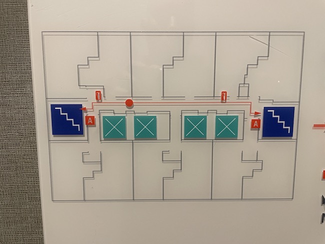 a white board with a diagram