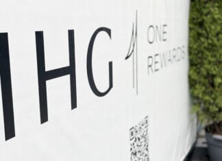 a white sign with black text