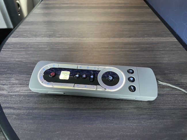 a remote control on a table