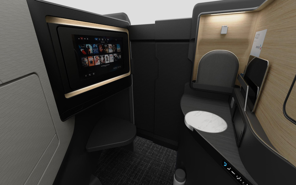 American Airlines A321XLR Business Class seat