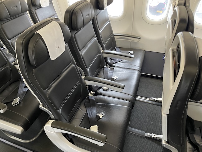 British Airways A321neo Club Europe seats