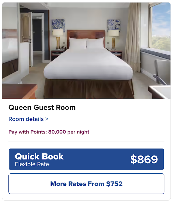 a screenshot of a hotel room